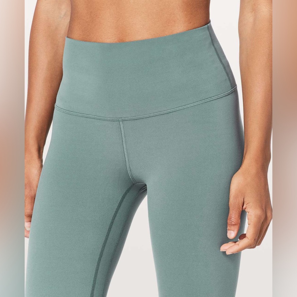 Lululemon Align HR Pant 25” Sea Steel Size 10 • Like New • No Pilling - Picture 4 of 11